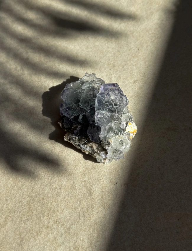 geode di Fluorite Blu